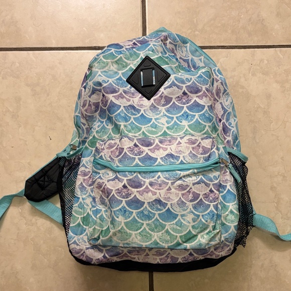 Mermaid Scale Backpack (used) - Picture 1 of 3